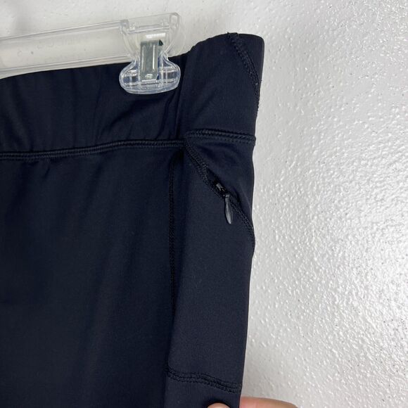 Fila Leggings Women Extra Large Black Cropped Pull On Activewear Athletic Sport - Picture 8 of 9